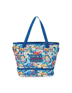 BORSA PORTA PRANZO - LUNCH BAG - TRAVEL STICKERS
