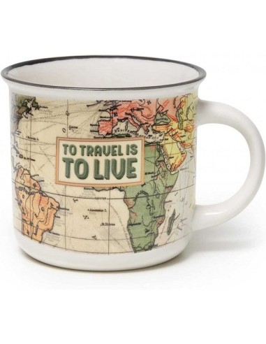 TAZZA IN PORC. NEW BONE CHINA - CUP-PUCCINO - TRAVEL