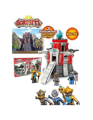 GORMITI SET COSTRUZIONI TORRE CON MINI PERSONAGGIO 280 PEZZI