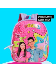 ME CONTRO TE ZAINO SCOCCA RIGIDA FUCSIA E VIOLETTO Guida Book Store
