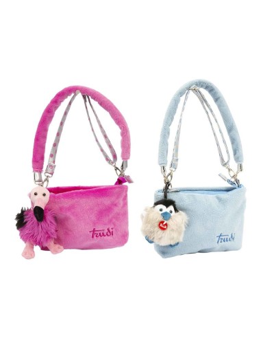 TRACOLLINA TRUDI CON PELUCHE PULCINO/FENICOTTERO