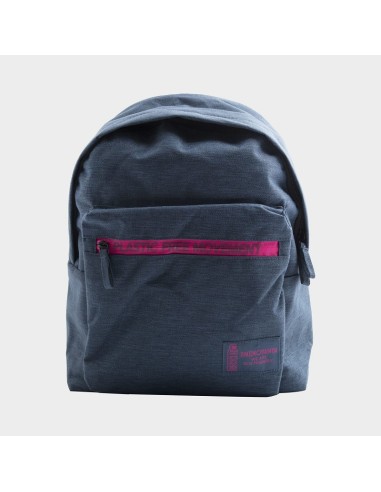 ZAINO SMEMORANDA RECYCLED PLASTIC FREE MOVEMENT BLU (DETTAGLI FUCSIA)