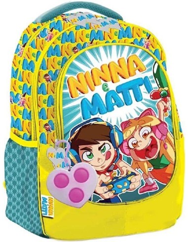 ZAINO OVETTO CON GADGET - NINNA E MATTI