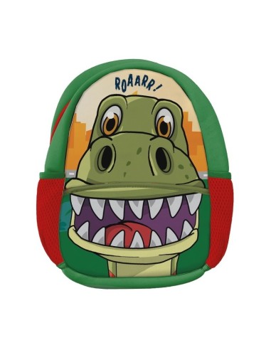 ZAINO ASILO NEOPRENE CON TASCA - DINOSAURO