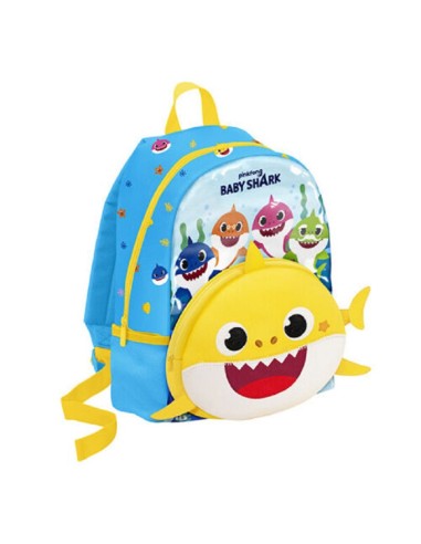 ZAINO ASILO CON TASCA  - BABY SHARK