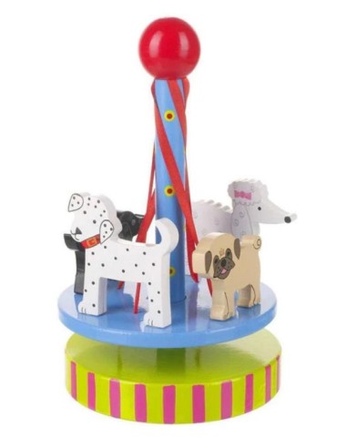 PUPPY LOVE MAYPOLE FATTO A MANO IN LEGNO 