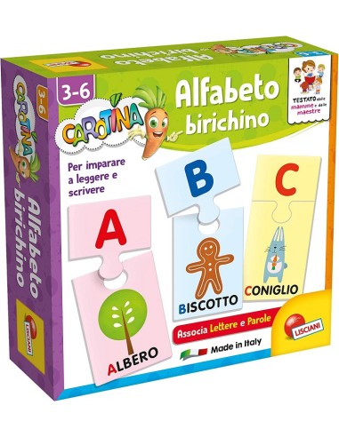 LISCIANI ALFABETO , NUMERI E TOMBOLA  3-6 ANNI 