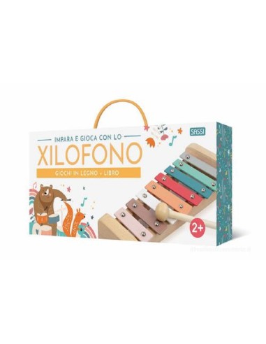 IMPARA E GIOCA CON LO XILOFONO IN LEGNO + LIBRO