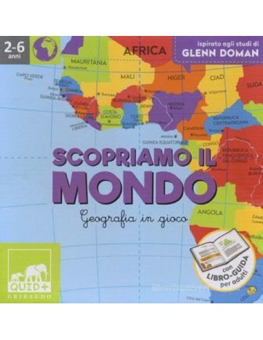 SCOPRIAMO IL MONDO LIBRO+ MAPPAMONDO GONFIABILE + 52 CARTE