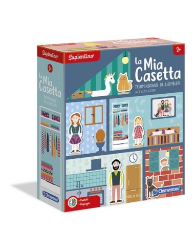 SAPIENTINO LA MIA CASETTA TRIDIMENSIONALE DA ASSEMBLARE