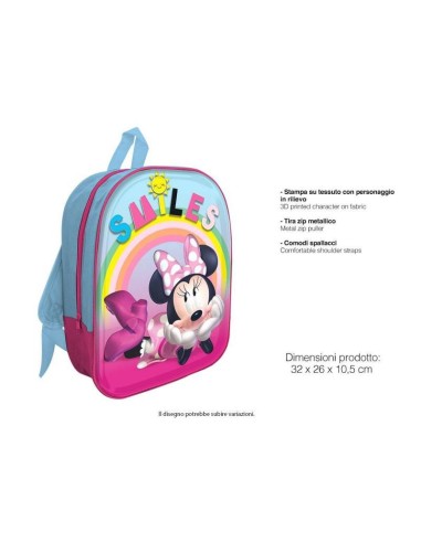 ZAINO 3D ASILO DISNEY - MINNIE