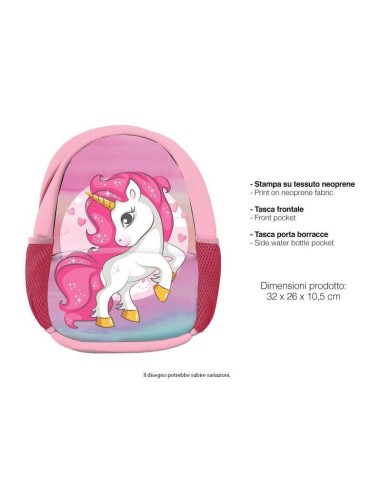 ZAINO ASILO MAGICAL - UNICORN