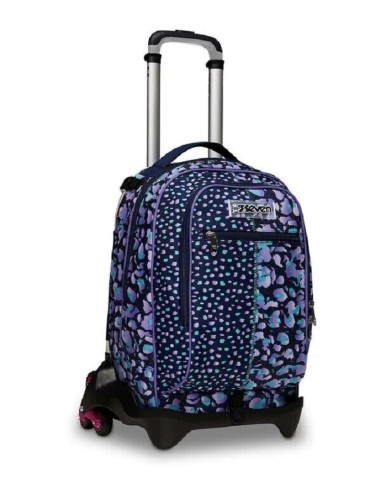 SEVEN ZAINO TROLLEY JACK 3 RUOTE STACCABILE -ZIPLY