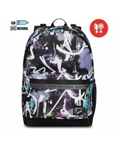 ZAINO SEVEN REVERSIBLE BACKPACK GRS EARPHONES WIRELESS COLOURBLOB