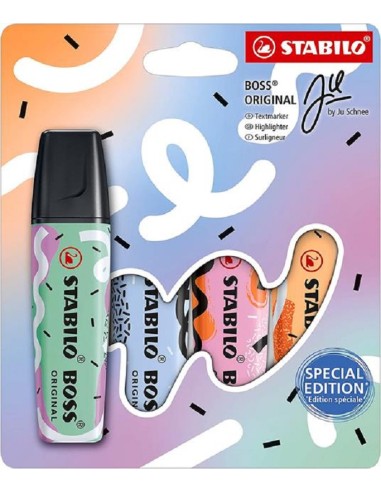 EVIDENZIATORI STABILO BOSS ORIGINALE PASTELL 4 PZ. - SPECIAL EDITION