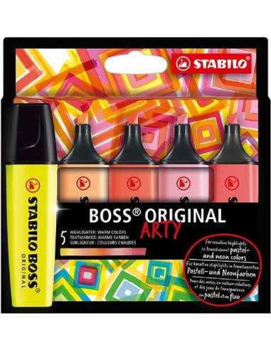 EVIDENZIATORI STABILO BOSS ORIGINAL CONF. DA 5