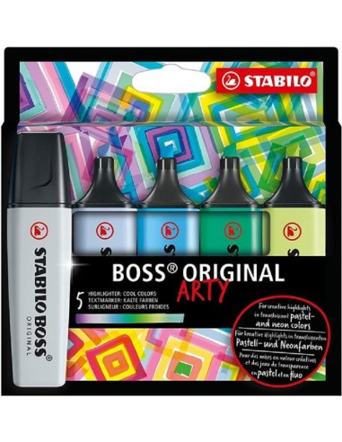 EVIDENZIATORE STABILO BOSS ORIGINAL CONF. DA 5