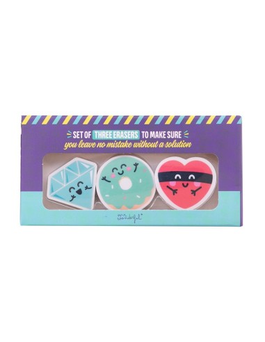 SET DI 3 GOMME DA CANCELLARE