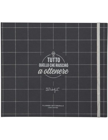 Planner Settimanale Con Extra - Tutto Quello Che Riuscirò a Ottenere