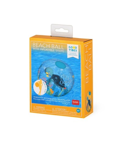 PALLA DA SPIAGGIA GONFIABILE LEGAMI - AS FREE AS THE OCEAN