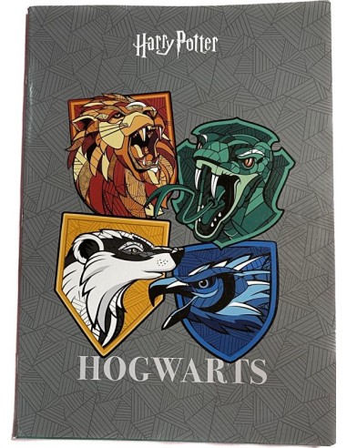 QUADERNONE HARRY POTTER RIG. 1R - HOGWARTS