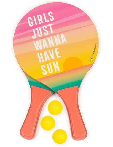 RACCHETTE DA SPIAGGIA LEGAMI - GIRLS JUST WANNA HAVE SUN