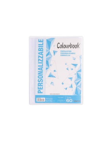 PORTALISTINO COLOURBOOK FORMATO A4 - 60 BUSTE