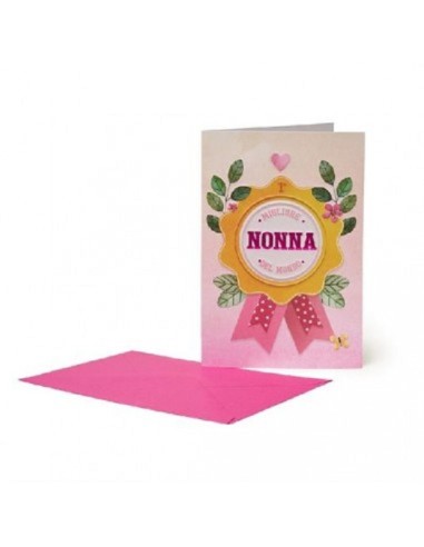 BIGLIETTO D'AUGURI NONNA