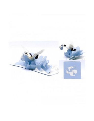 BIGLIETTO D'AUGURI POP UP ORIGAMI