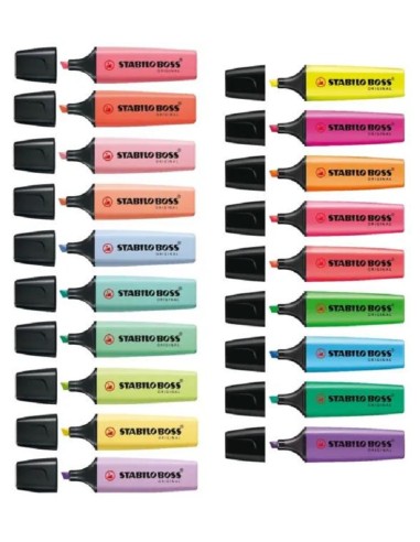 EVIDENZIATORE STABILO BOSS GIALLO FLUO 70/24