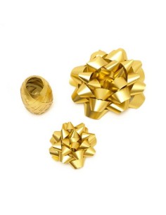 BOWS E RIBBON SET ORO