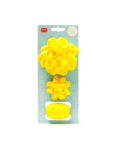 BOWS E RIBBON SET GIALLO