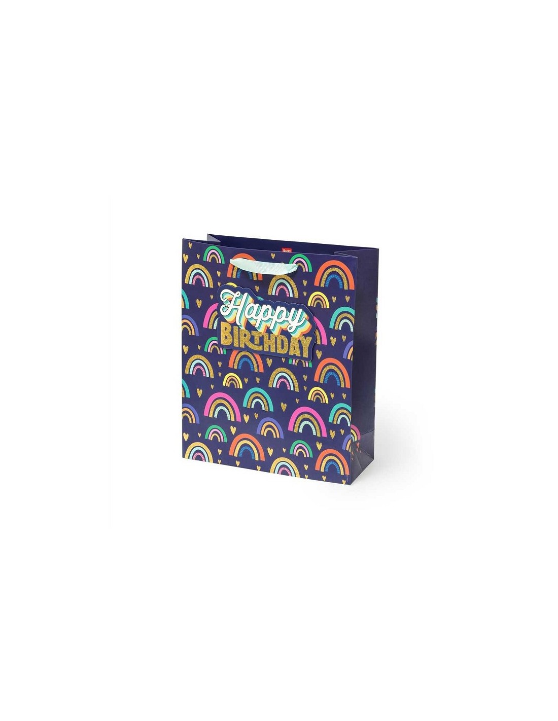 BUSTA REGALO GRANDE - HAPPY BIRTHDAY RAINBOW | Guida Book Store