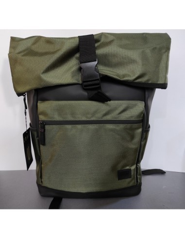ZAINO ROLLTOP VERDE E NERO - COMIX U 
