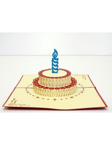 BIGLIETTO D'AUGURI COMPLEANNO ORIGAMI