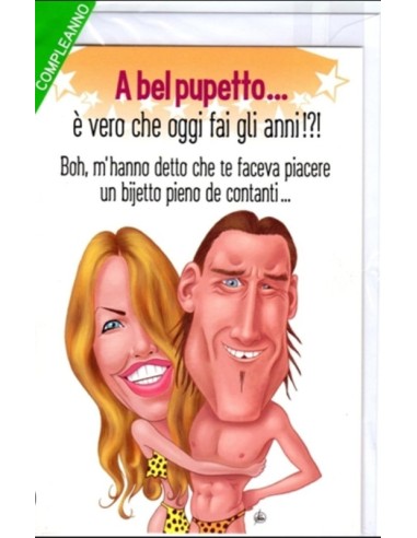 BIGLIETTO D'AUGURI COMPLEANNO