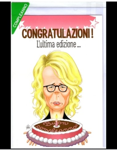 BIGLIETTO D'AUGURI COMPLEANNO