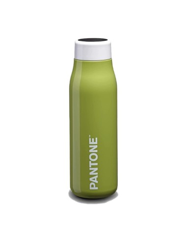 PANTONE BORRACCIA TERMICA CON DISPLAY DIGITALE VERDE CHIARO