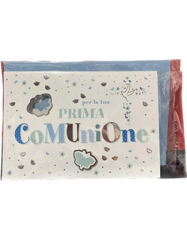 BIGLIETTO D'AUGURI  COMUNIONE