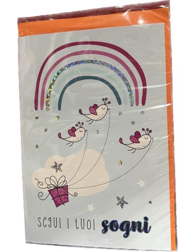 BIGLIETTO D'AUGURI MOTIVAZIONALE