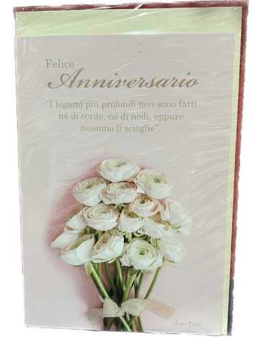 BIGLIETTO D'AUGURI ANNIVERSARIO