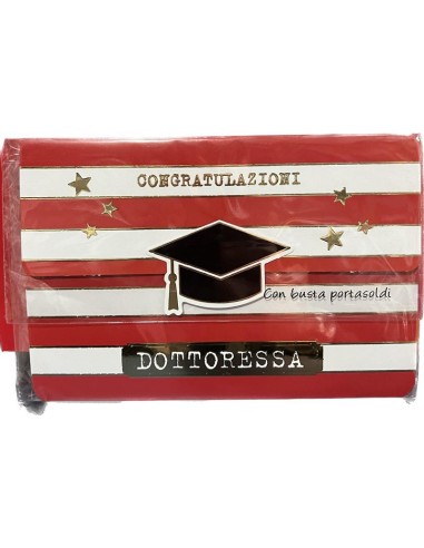 BIGLIETTO D'AUGURI LAUREA CON BUSTA PORTASOLDI