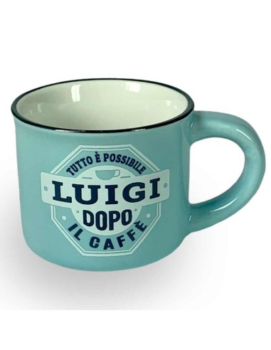 TAZZINA DA CAFFE' CON NOME - LUIGI