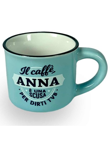 TAZZINA DA CAFFE' CON NOME - ANNA