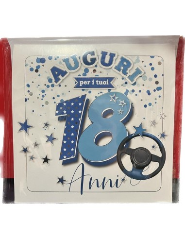 BIGLIETTO D'AUGURI 18 ANNI POP UP SONORO ''L'AMOUR TOUJOURS''