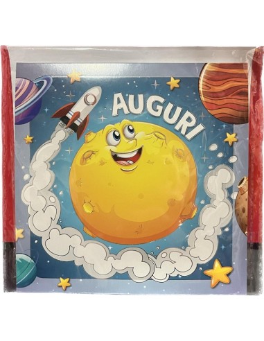BIGLIETTO D'AUGURI POP UP SONORO ''ZOOM ZOOM ZOOM''