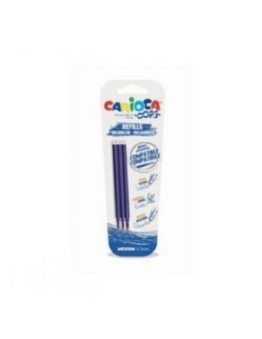 CARIOCA RICARICHE PENNA CANCELLINA OOPS 3 BLU 0.7