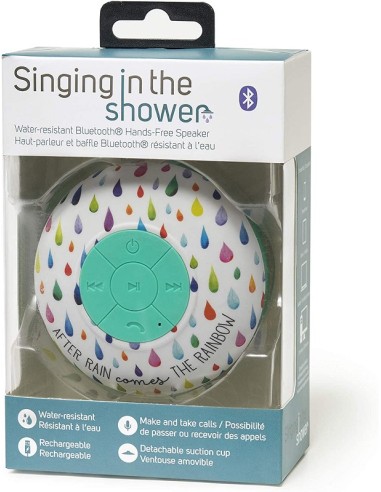 Legami - Vivavoce e Speaker Bluetooth® Resistente all'Acqua, 8,5x8 cm,