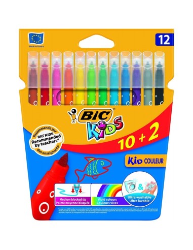 BIC KIDS PENNARELLI ULTRALAVABILI 12