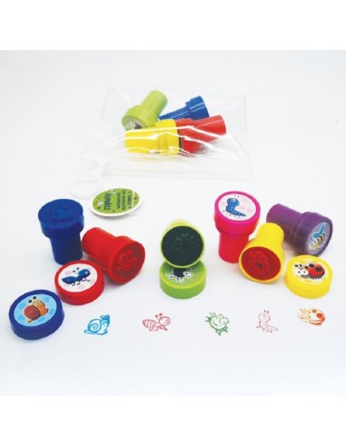 SET 4 TIMBRINI CON INCHIOSTRO INCLUSO